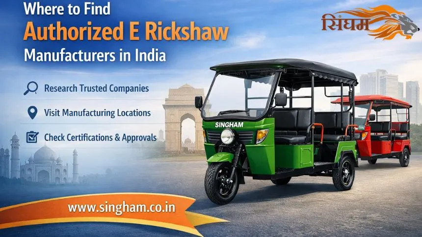 E Rickshaw Manufacturers in India