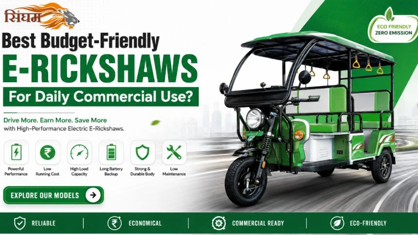 E-rickshaws